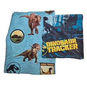 Jurassic World Dinosaur Twin Flat Sheet and Pillowcase Set